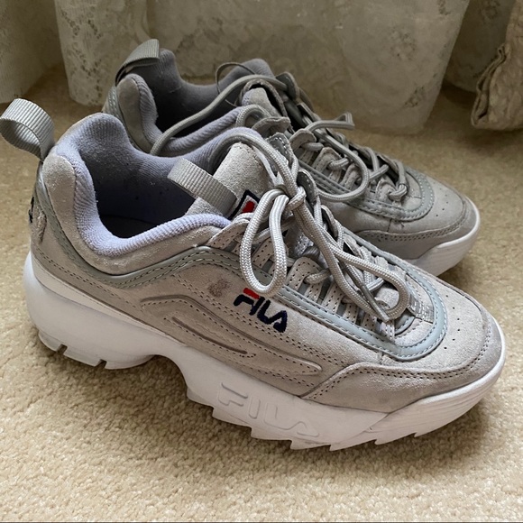 fila grey boots
